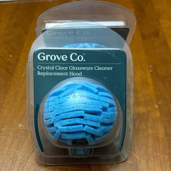 Grove Co. Blue Glassware Cleaner Replacement Head x2 - Picture 2 of 3